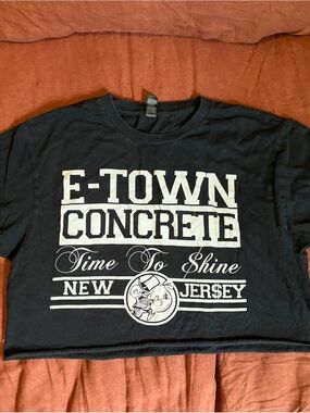 E-Town Concrete "Time To Shine" Black Graphic Tee